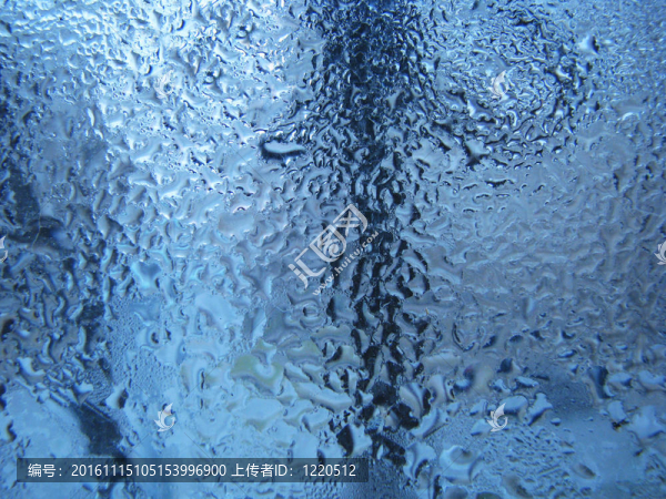 窗上的水滴