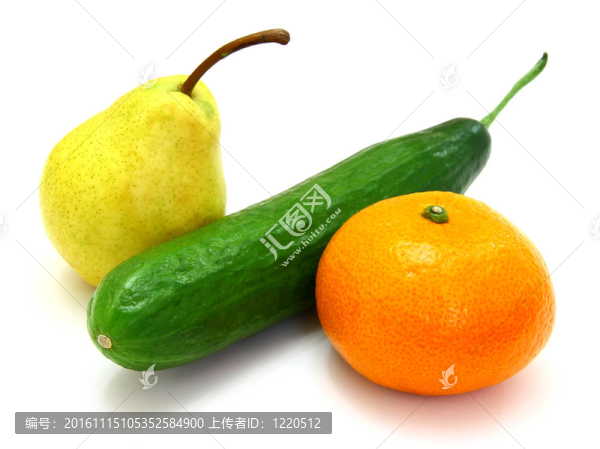 一個Tangerine夜店和一個梨黃瓜