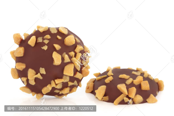 巧克力和蜂窩餅干