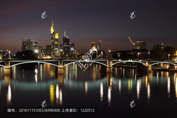 法蘭克福的夜晚