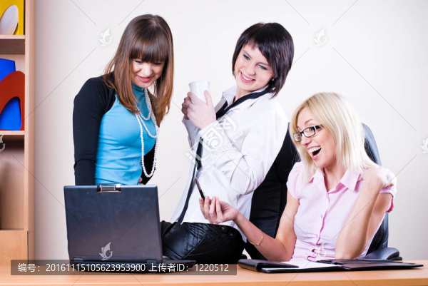 女商人在辦公