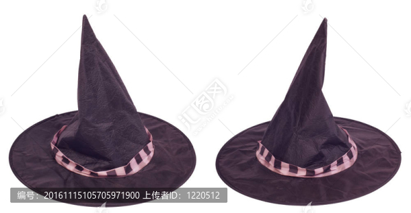 黑色萬圣節(jié)女巫帽