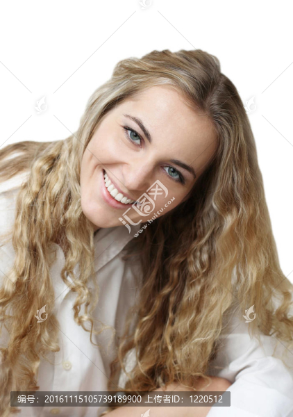 年輕金發(fā)女孩的肖像