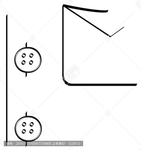按鈕和口袋細(xì)節(jié)