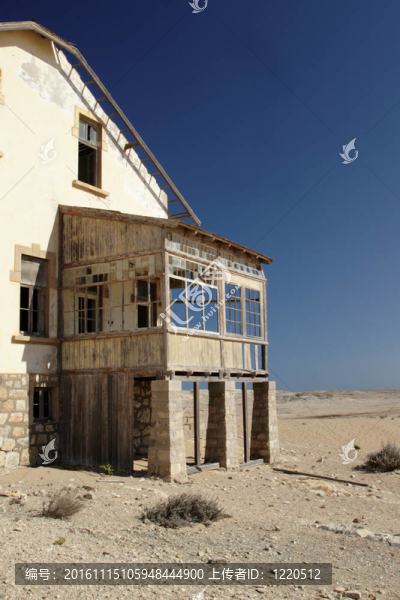廢棄在鬼城納米比亞的Kolmanskop