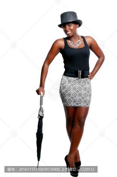 戴頂帽子的女人