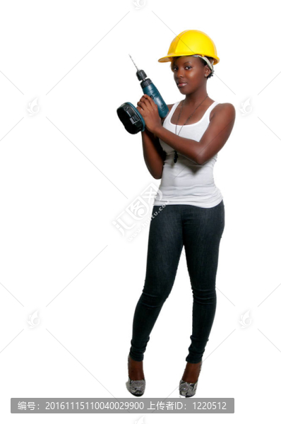 女建筑工