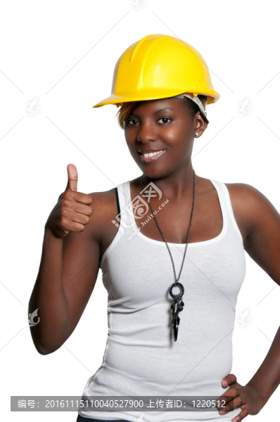 女建筑工