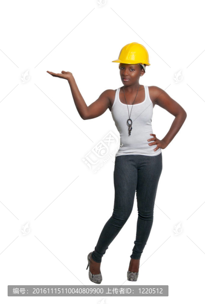 女建筑工