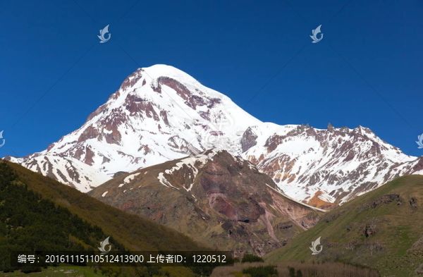 卡茲別克山。格魯吉亞.