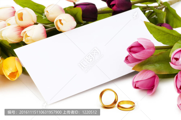 婚禮的概念與玫瑰和戒指