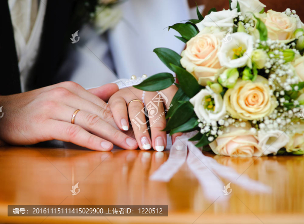 結婚戒指和手