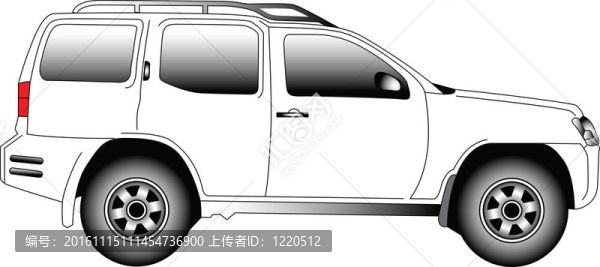 向量車側(cè)視圖