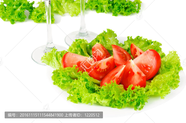 生菜和西紅柿