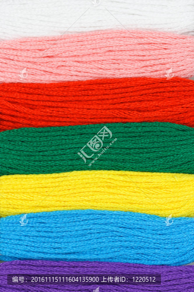 多色繡花線背景