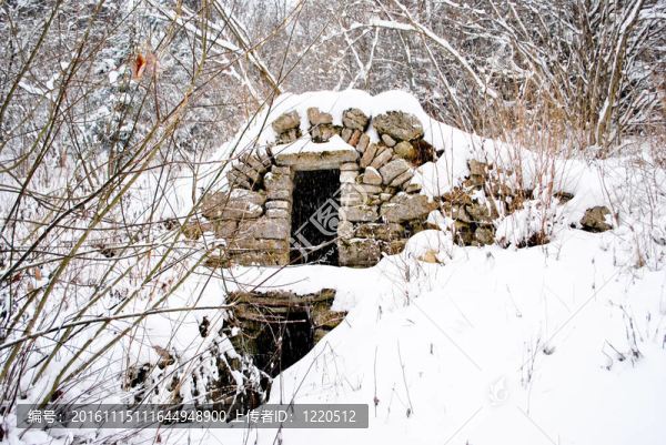 房子與雪