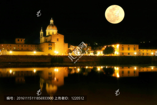 佛羅倫薩的夜晚。