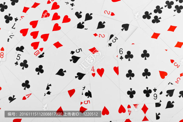 撲克牌背景
