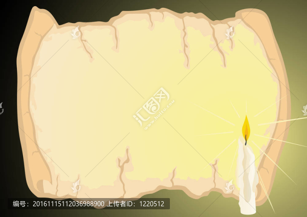 蠟燭和羊皮紙