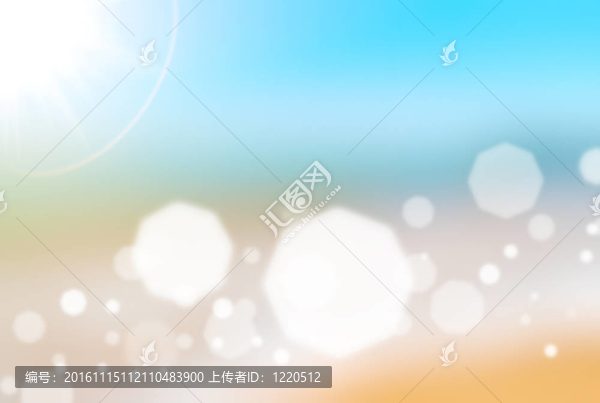 橙色的日落