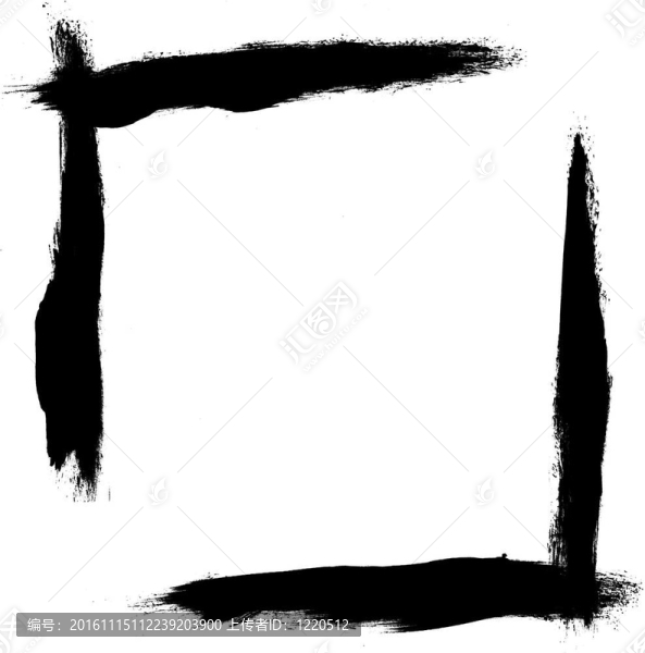 手工brused邊境。