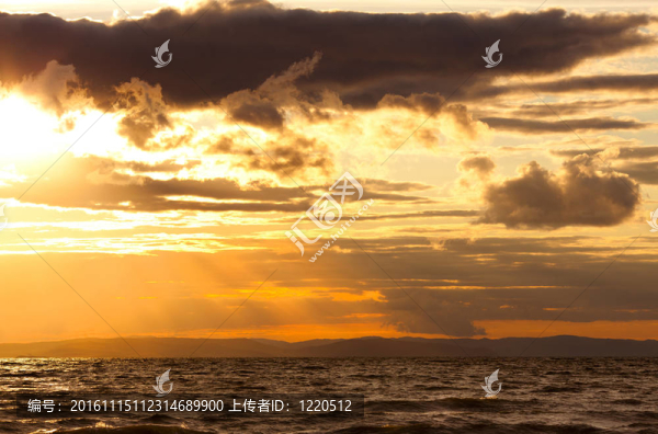 日落海景