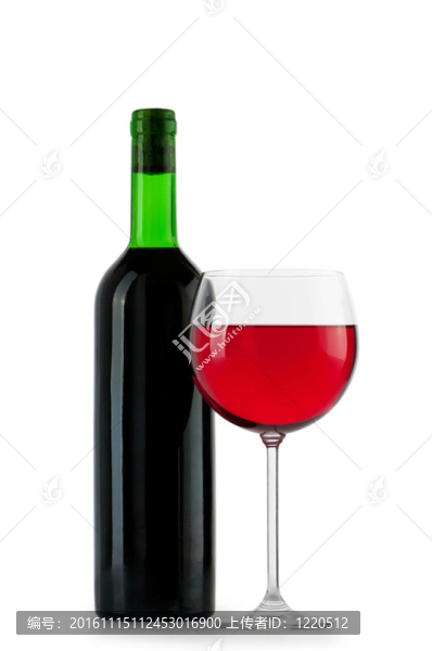 具有梯度背景的葡萄酒概念