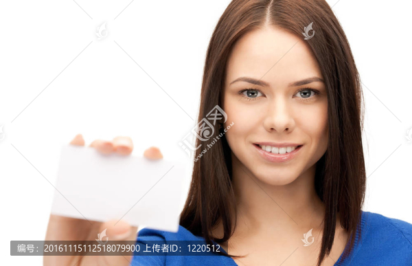 帶名片的女人
