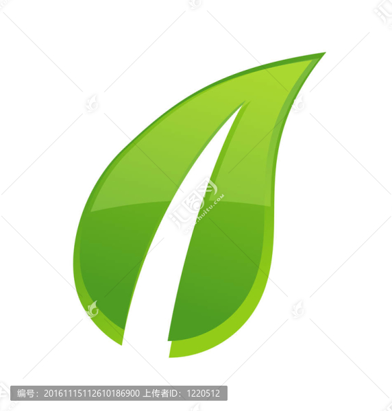中文摘要單葉標志綠