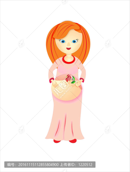 懷孕的女人