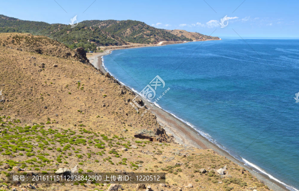 kipi地區(qū)在希臘海灘