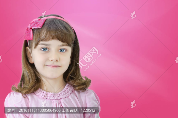 女孩一個白色的背景