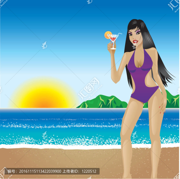 藍(lán)色海灘女孩