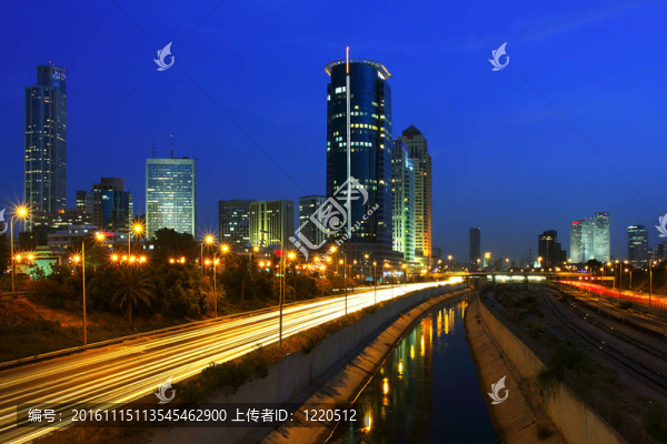 特拉維夫夜景。