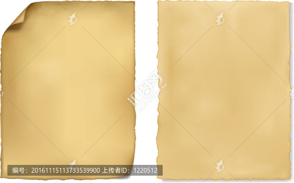 一套舊的紙。.