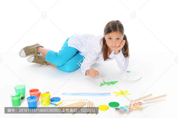 女孩畫