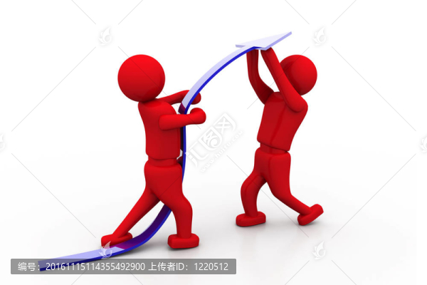 不斷增長(zhǎng)的商業(yè)圖表