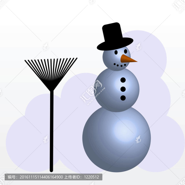 雪人的掃帚