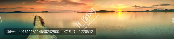 日落全景