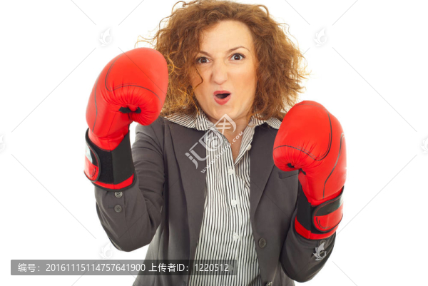 憤怒的商業(yè)女人