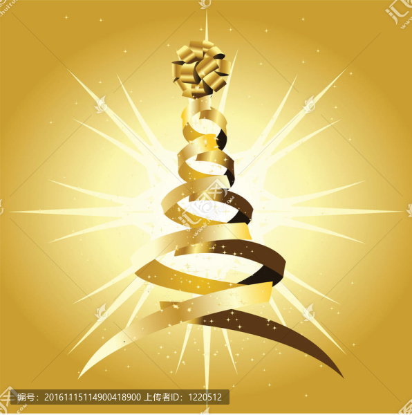 抽象的圣誕樹