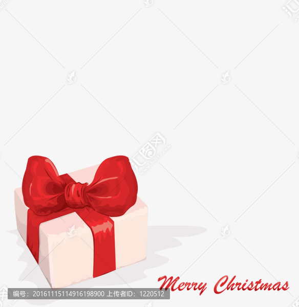 帶紅絲帶和蝴蝶結(jié)的禮品盒