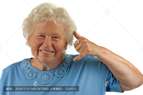 高級女人正在叫我手勢