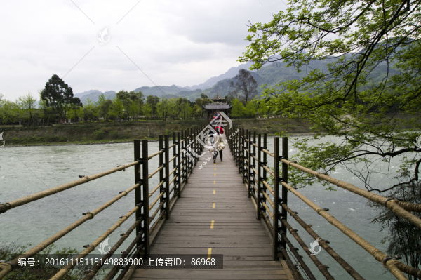 都江堰,安瀾索橋