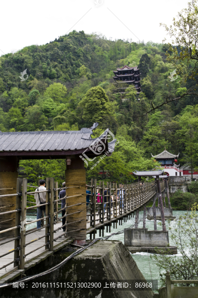 都江堰,安瀾索橋