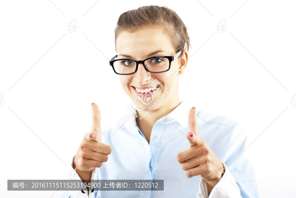 戴眼鏡的女人