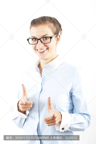 戴眼鏡的女人