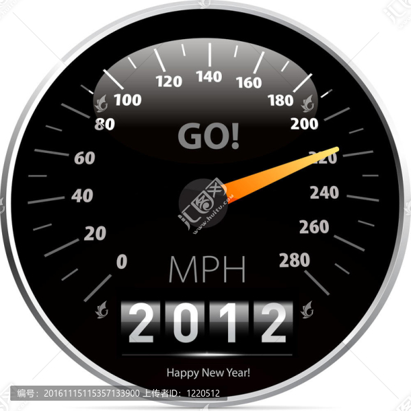 2012年日歷表車