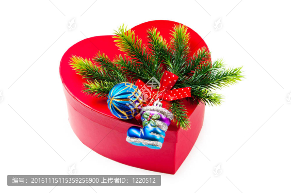 具有裝飾和禮品盒圣誕概念