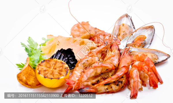 蟹類；貽貝；蝦